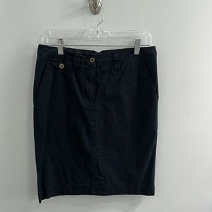 Light Black Skirt with Pockets